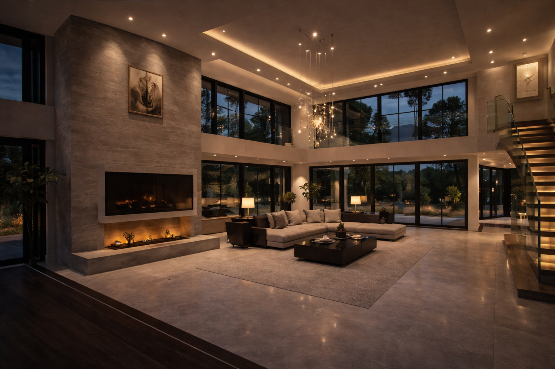 Luxury modern home interior